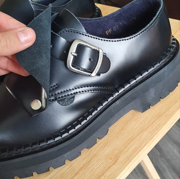Custom Leather Steel Cap Double Sole Shoes - Picture 3 of 7